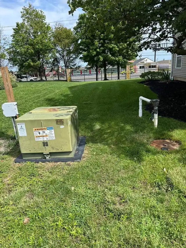 Open common area lawn cleaned by PooGO at a South Jersey community